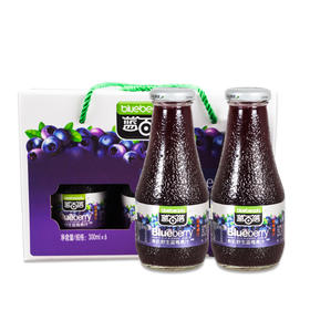 蓝百蓓有机野生蓝莓果汁300ml/瓶