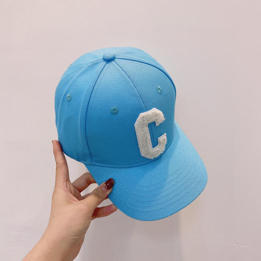Celine思琳2021春夏秀场同款字母C棒球帽-天空蓝 商品图5
