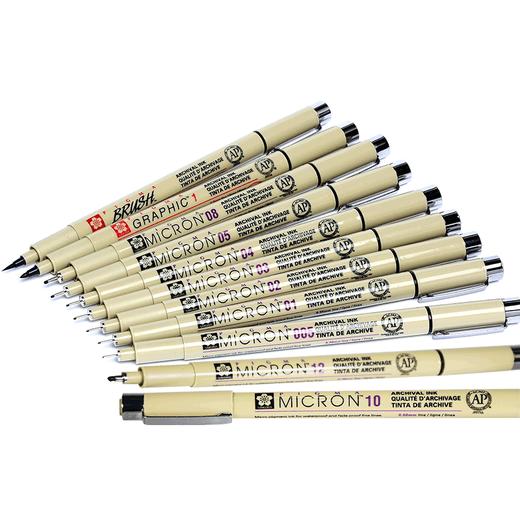 sakura旗舰店官方旗舰樱花文具日本樱花针管笔防水勾线笔手绘樱花笔学生用漫画描边美术动漫绘图 商品图0