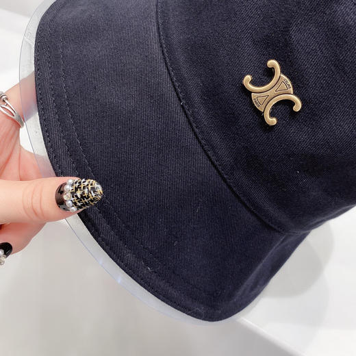 CELINE思琳春夏新款气孔棉布渔夫帽-藏青 商品图4