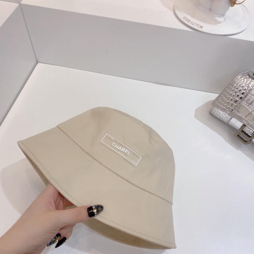 chanel小香shi家新款彩色纯棉渔夫🔝帽-卡其 商品图6