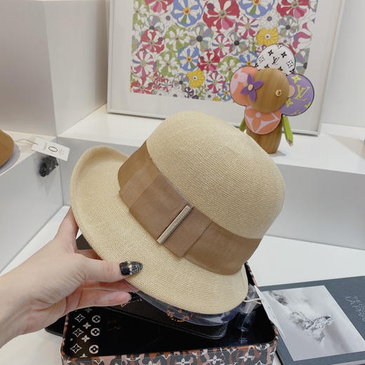 日本人气chapeaud'o新品孙俪娘娘同款针织渔夫帽-裸色 商品图4