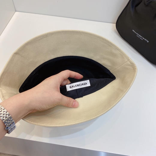 BAL巴黎shi家新款彩色纯棉渔夫🔝帽-卡其 商品图7