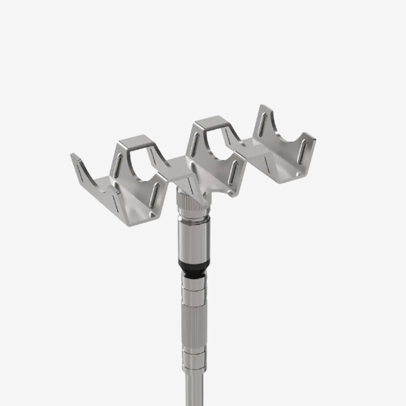 高尔夫折叠式地插雪茄架便携伸缩款