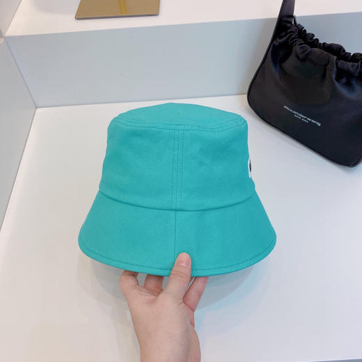BAL巴黎shi家新款彩色纯棉渔夫🔝帽-蓝色 商品图4