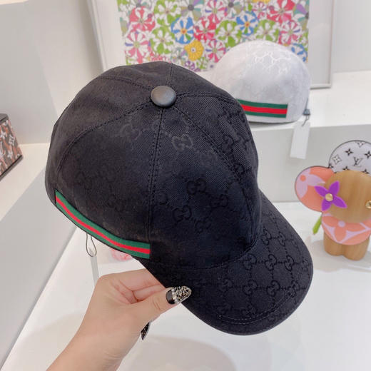 Gucci(古奇)经典原单棒球帽-黑色 商品图5