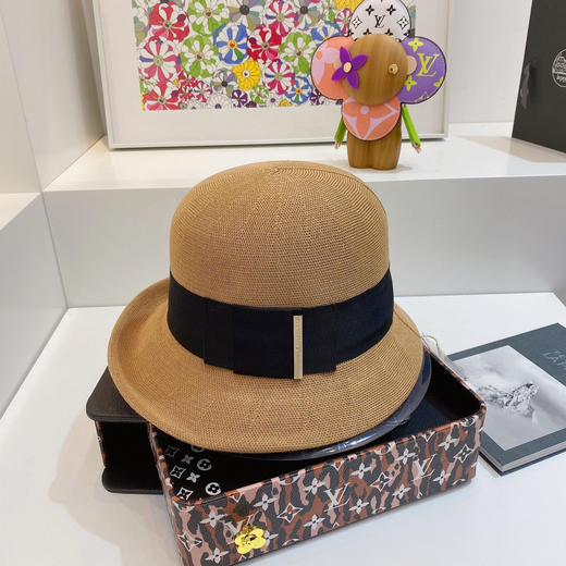 日本人气chapeaud'o新品孙俪娘娘同款针织渔夫帽-杏黑 商品图2