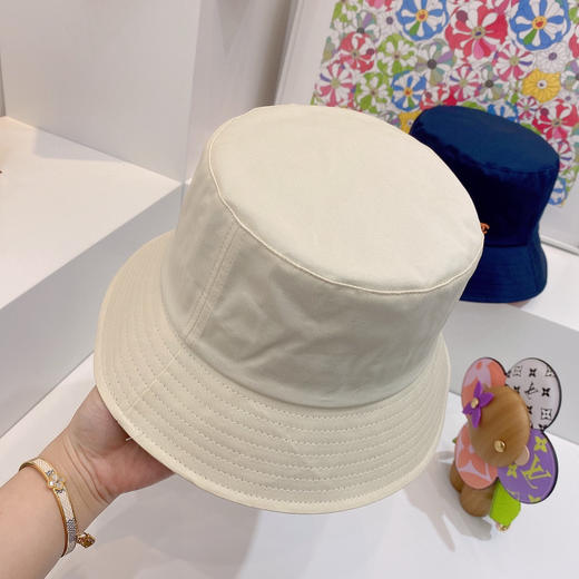 Chan*l小香新款纯棉刺绣小logo-白色 商品图2