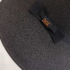 D!or春夏款PP草布遮阳帽太阳帽-藏青 商品缩略图4