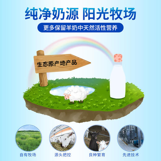 美羚复合益生菌配方羊奶粉300g 商品图3