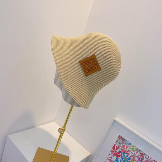 Loewe罗意威春夏新款日本细辫桶帽渔夫帽-米杏色 商品图0