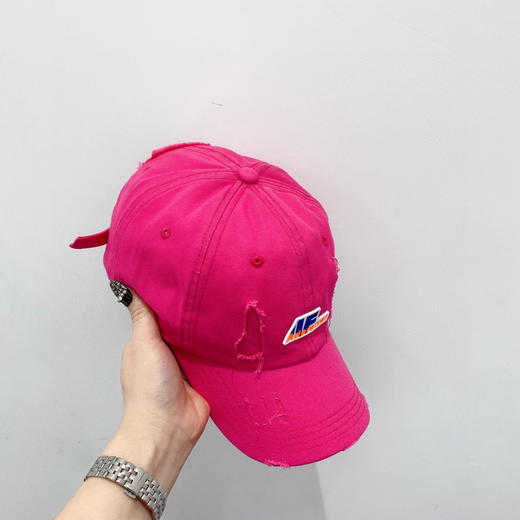韩国潮牌ADER爆款春夏棒球帽-玫红 商品图7