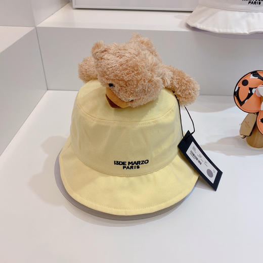 13DeMarz小熊🐻渔夫帽-黄色 商品图0