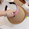 日本原单CA4LA高品质空顶防晒草帽-粉色 商品缩略图2