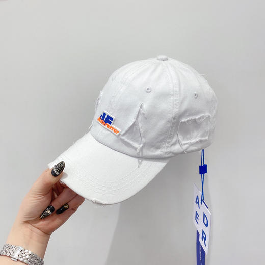 韩国潮牌ADER爆款春夏棒球帽-白色 商品图0