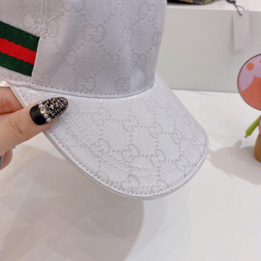 Gucci(古奇)经典原单棒球帽-白色 商品图4