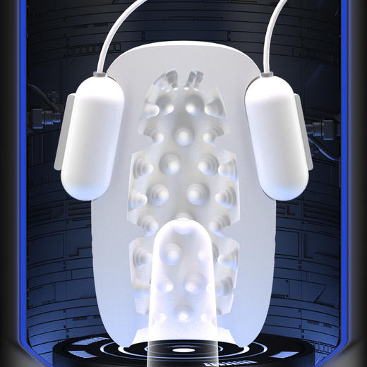 【男用器具】GALAKU 极速男用训练锻炼器飞机杯白+灰套装 商品图5