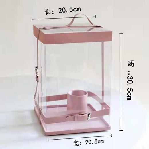 透明圆型方型皮带礼盒--花束@家 商品图7