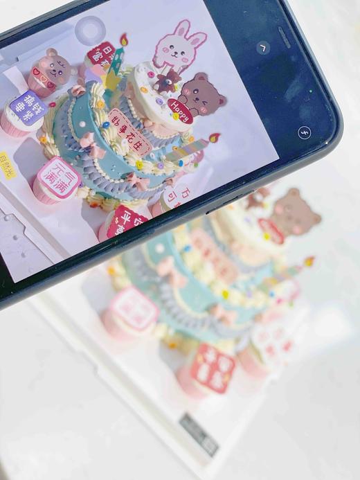 复古款洛丽塔少女蛋糕，超美超美超美，蛋糕赠送ins风小熊蜡烛一支 商品图1