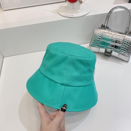 chanel小香shi家新款彩色纯棉渔夫🔝帽-蒂夫尼蓝 商品图8