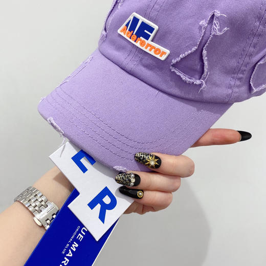 韩国潮牌ADER爆款春夏棒球帽-香芋紫 商品图5