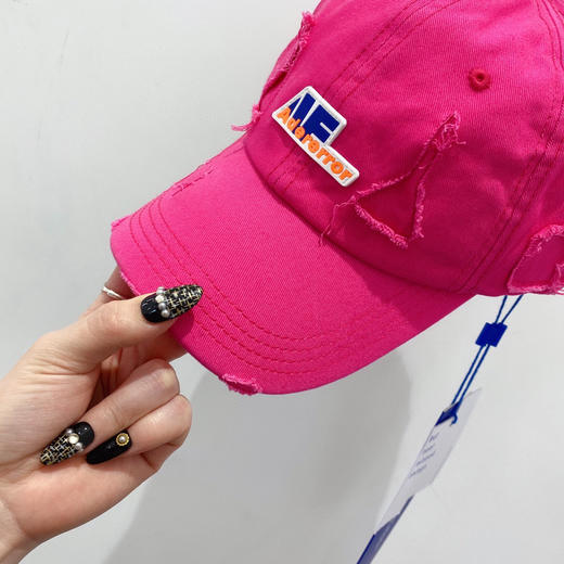 韩国潮牌ADER爆款春夏棒球帽-玫红 商品图2