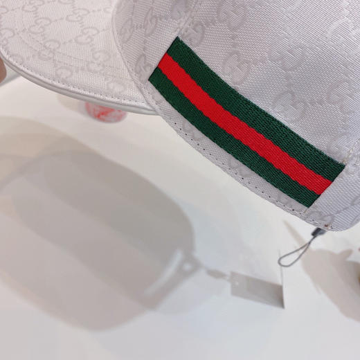Gucci(古奇)经典原单棒球帽-白色 商品图3