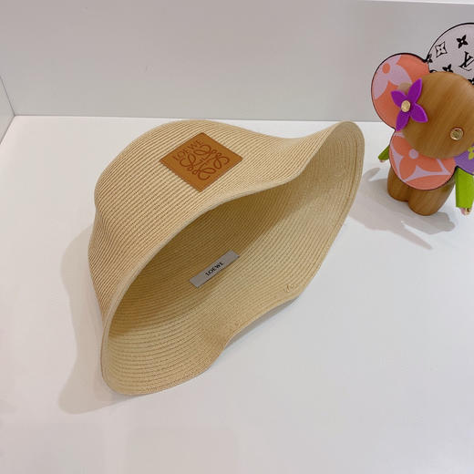 Loewe罗意威春夏新款日本细辫桶帽渔夫帽-米杏色 商品图8