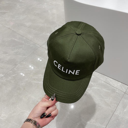 CELINE塞琳春夏彩色棒球帽-军绿 商品图1