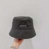 BALENCIAGA巴黎世家新款纯棉小檐渔夫帽-炭灰 商品缩略图1