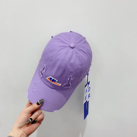 韩国潮牌ADER爆款春夏棒球帽-香芋紫 商品图0