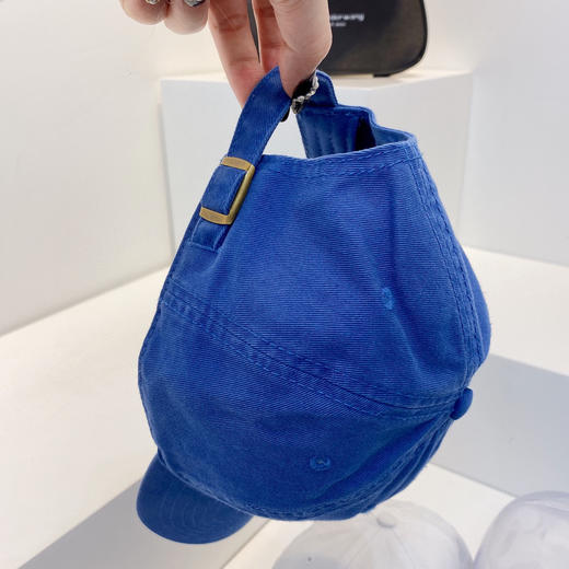 BAL巴黎shi家新款彩色纯棉棒球帽-牛仔蓝 商品图6