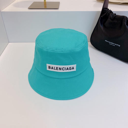 BAL巴黎shi家新款彩色纯棉渔夫🔝帽-蓝色 商品图2