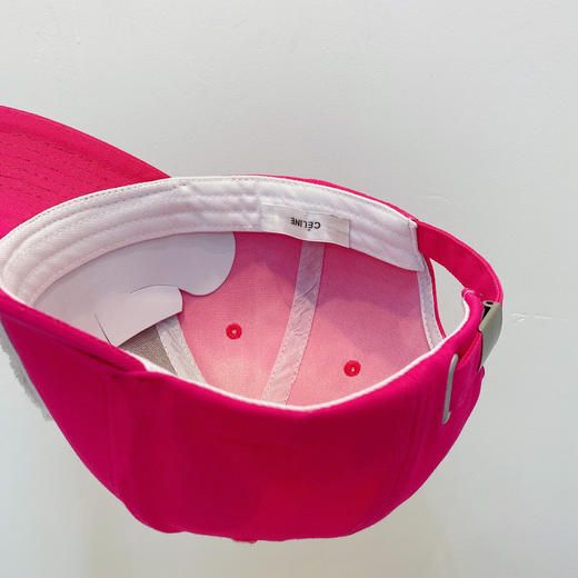 Celine思琳2021春夏秀场同款字母C棒球帽-玫红 商品图6