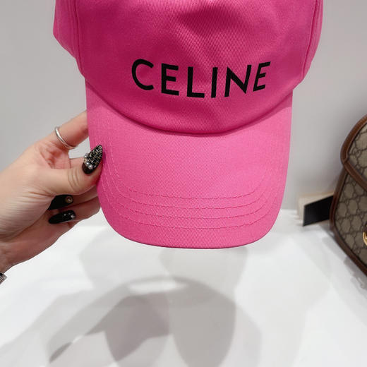 CELINE塞琳春夏彩色棒球帽-玫红 商品图6