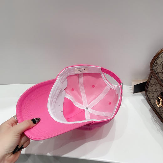 CELINE塞琳春夏彩色棒球帽-玫红 商品图4