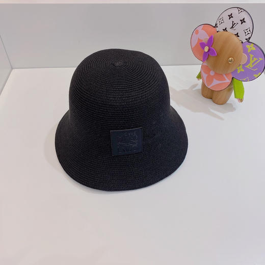 Loewe罗意威春夏新款日本细辫桶帽渔夫帽-黑色 商品图3