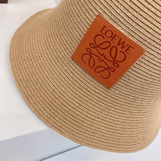 Loewe罗意威春夏新款日本细辫桶帽渔夫帽-棕色 商品图4