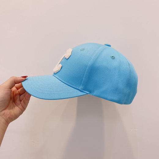 Celine思琳2021春夏秀场同款字母C棒球帽-天空蓝 商品图3