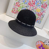 cha*el小香新款度假沙滩🏖️小盆帽渔夫帽-黑色 商品缩略图5