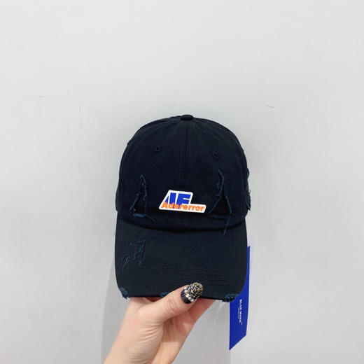 韩国潮牌ADER爆款春夏棒球帽-黑色 商品图3