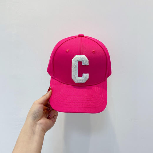 Celine思琳2021春夏秀场同款字母C棒球帽-玫红 商品图5