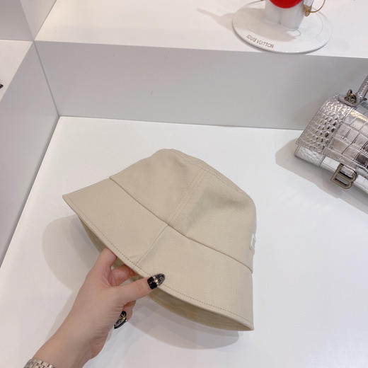chanel小香shi家新款彩色纯棉渔夫🔝帽-卡其 商品图5