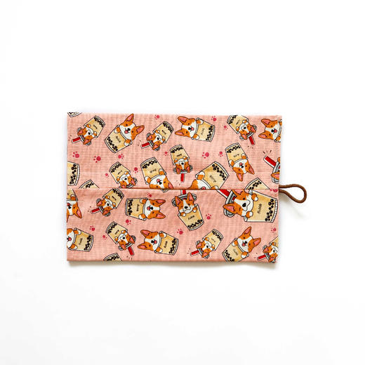 HUJI祤集Tissy纸巾袋插画珍珠奶茶小柯基 商品图2