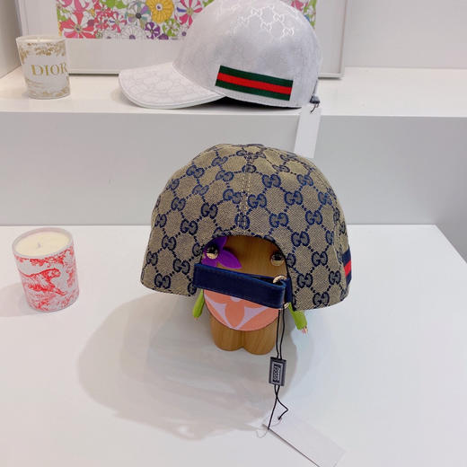 Gucci(古奇)经典原单棒球帽-蓝色 商品图8
