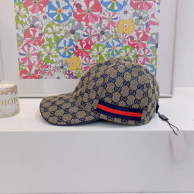 Gucci(古奇)经典原单棒球帽-蓝色
