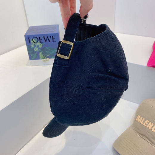 BAL巴黎shi家新款彩色纯棉棒球帽-墨绿 商品图3