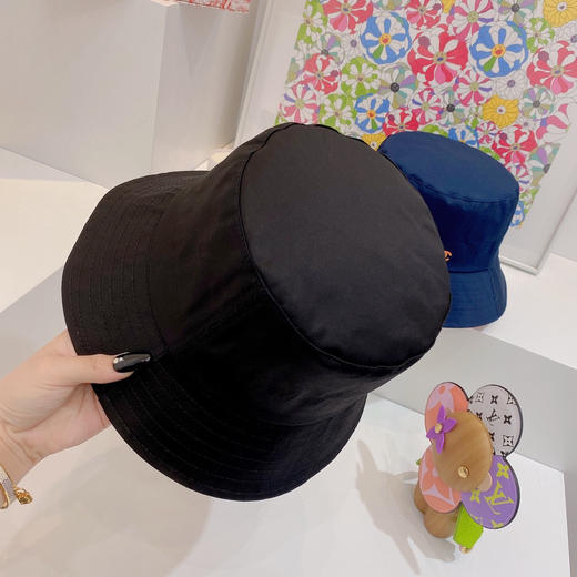 Chan*l小香新款纯棉刺绣小logo-黑色 商品图4