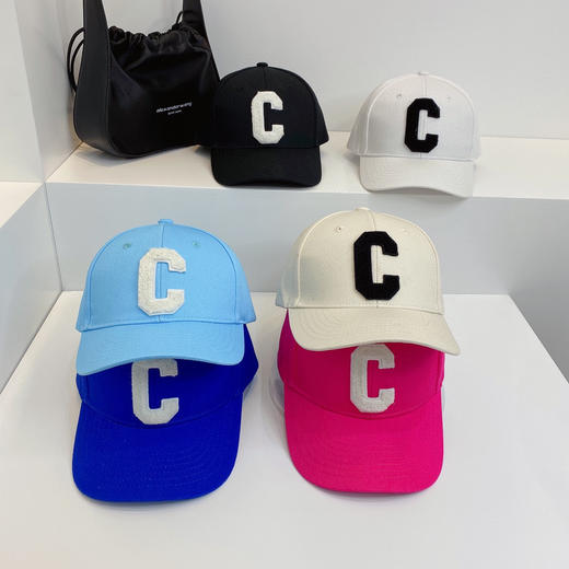 Celine思琳2021春夏秀场同款字母C棒球帽-天空蓝 商品图8