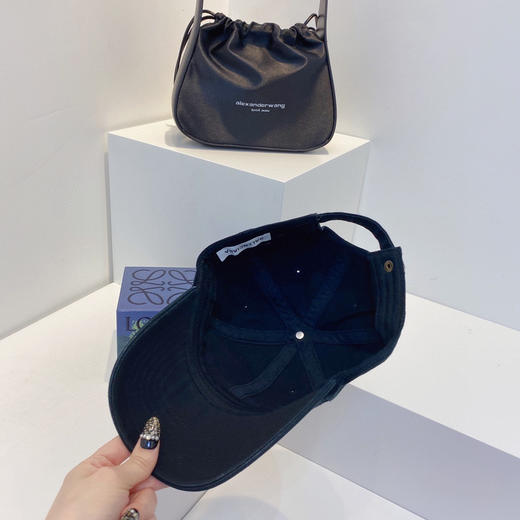 BAL巴黎shi家新款彩色纯棉棒球帽-墨绿 商品图4